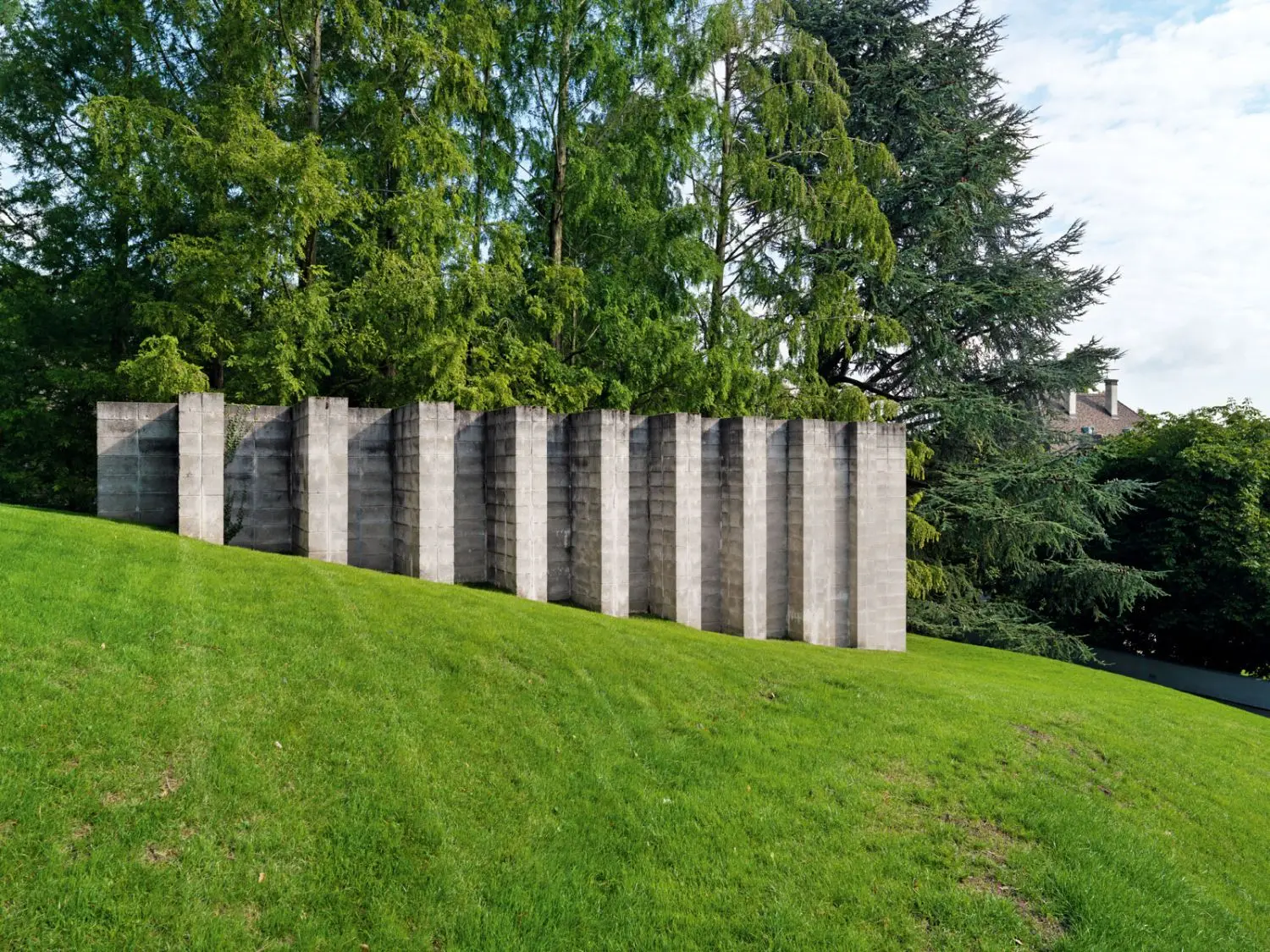 LeWitt was interested in the scale of such outdoor works.